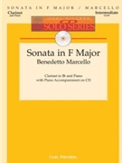 Sonata In F Major by Marcello Benedetto for Clarinet Solo