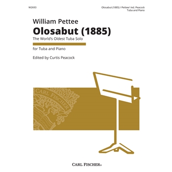 Olosabut (1885) by Pettee William - Peacock Curtis - for Tuba and Piano