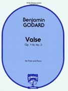Valse Opus 116 #3 by Godard Benjamin for Flute and Piano