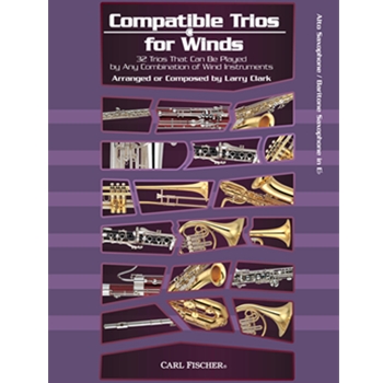 Compatible Trios For Winds by Various - Clark Larry - for Eb Saxophones