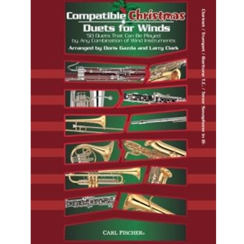 Compatible Christmas Duets for Winds by Various - Clark and Gazda - for Bb Instruments