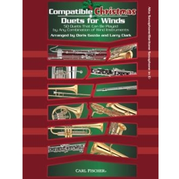Compatible Christmas Duets for Winds by Various - Clark and Gazda - for Eb Instruments