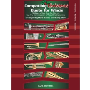 Compatible Christmas Duets for Winds by Various - Clark and Gazda - for Trombone