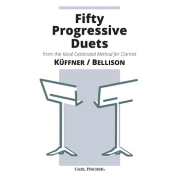 Fifty Progressive Duets by Kuffner Joseph for Clarinet Duet