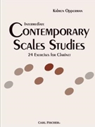 Intermediate Contemporary Scale Studies (24 Exercises for Clarinet) by Opperman Kalmen for Clarinet