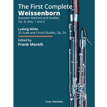 The First Complete Weissenborn by Weissenborn Julius - Ludwik Milde - Spiral Bound for Bassoon