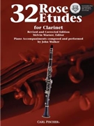 32 Etudes For Clarinet Revised by Rose Cyrille - Warner Melvin - for Clarinet Method