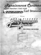 Renaissance Canzona by Banchieri Adriano - Strommen Carl - for Full Score
