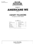Americans We by Fillmore Henry - Balent Andrew - for Full Score