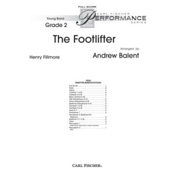 Footlifter by Fillmore Henry - Balent Andrew - for Full Score