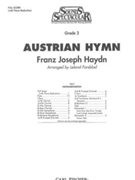 Austrian Hymn by Haydn Joseph - Forsblad Leland - for Full Score