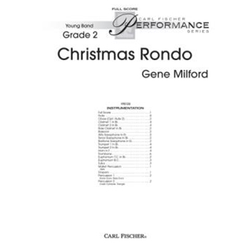 Christmas Rondo by Milford Gene for Full Score