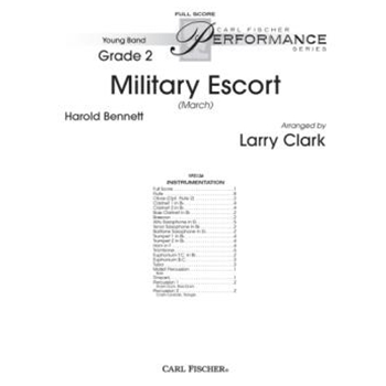 Military Escort by Bennett Harold - Clark Larry - for Full Score