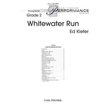 Whitewater Run by Kiefer Ed for Full Score
