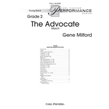 The Advocate by Milford Gene for Full Score