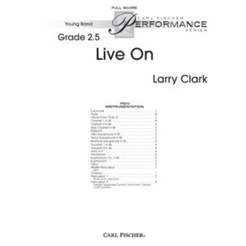 Live On by Clark Larry for Full Score