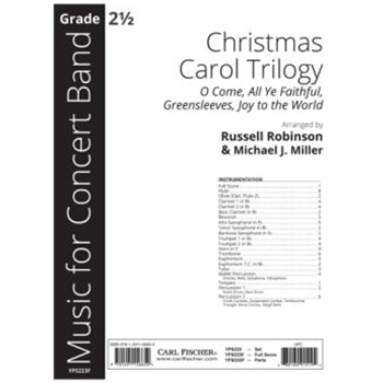 Christmas Carol Trilogy by Miller Michael J - Miller / Robinson - for Full Score