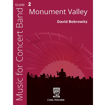 Monument Valley by Bobrowitz David for Concert Band