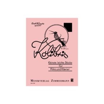Humming Birds Op.210 (kolibris) by Kronke Emil for Flute and Piano