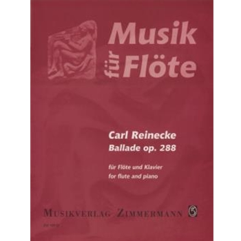 Ballad Opus 288 by Reinecke Carl for Flute and Piano