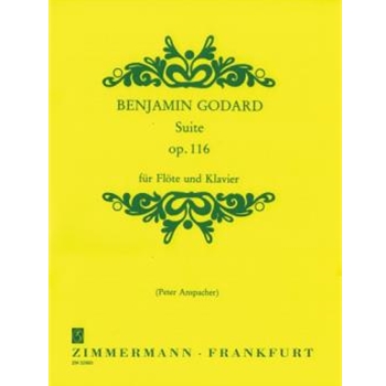 Suite Opus 116 by Godard Benjamin for Flute and Piano