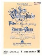 Sechs Vortragsstuecke op. 84 by Kohler Ernesto for Flute Solo