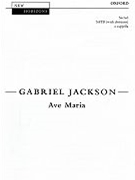 Ave Maria by Jackson Gabriel for SATB