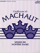 La Messe de Nostre DameVocal score by Machaut Guillaume de for Men's Voices