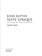 Suite Lyrique by Rutter John for Harp Solo