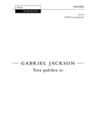 Tota pulchra esVocal score by Jackson Gabriel for SATB