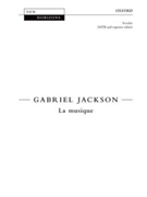 La musiqueVocal score by Jackson Gabriel for SATB