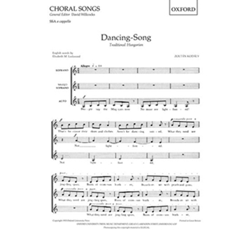 Dancing Song by Kodaly Zoltan for SSA