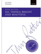All Things Bright & Beautiful by Rutter John for SATB