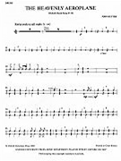 The heavenly aeroplaneDrum part by Rutter John for SATB; Upper Voices - 2 Part