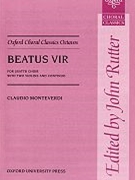 Beatus Vir by Monteverdi Claudio - Rutter John - for SATB