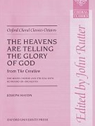 Heavens Are Telling The Glory Of God by Haydn Joseph - Rutter John - for SATB