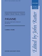 PavaneVocal score by Faure Gabriel for SATB