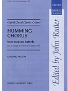 Humming Chorus from Madama ButterflyVocal score by Puccini Giacomo for SATB