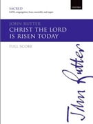 Christ the Lord is risen todayFull score - brass version by Various for SATB
