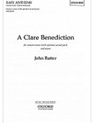 Clare Benediction by Rutter John for Unison/2-Part