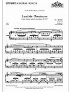 Laudate Dominum by Mozart Wolfgang Amadeus - Lethbridge - for SSA