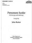 Personent Hodie by - Rutter John - for SATB