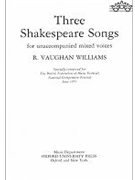 3 Shakespeare Songs by Vaughan Williams Ralph for SSAATTBB