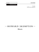 MusicVocal score by Skempton Howard for SATB