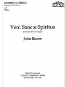 Veni Sancte Spiritus by Rutter John for SATB and Piano