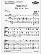 Thy Perfect Love by Rutter John for SATB