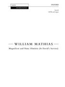 Magnificat and Nunc Dimittis (St David's Service)Vocal score by Mathias William for SATB