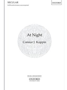 At NightVocal score by Koppin Connor J for SATB