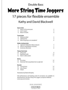 More String Time Joggers17 pieces for flexible ensembleDouble Bass part by Blackwell Kathy for String Ensemble Junior Level