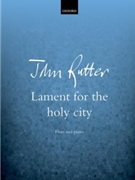 Lament for the Holy City by Rutter John for Flute and Piano
